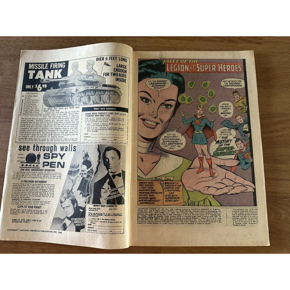DC Comics, SUPERBOY #155 & ADVENTURE COMICS #368/ .12 issues 1960S FAIR VINTAGE - Picture 11 of 14